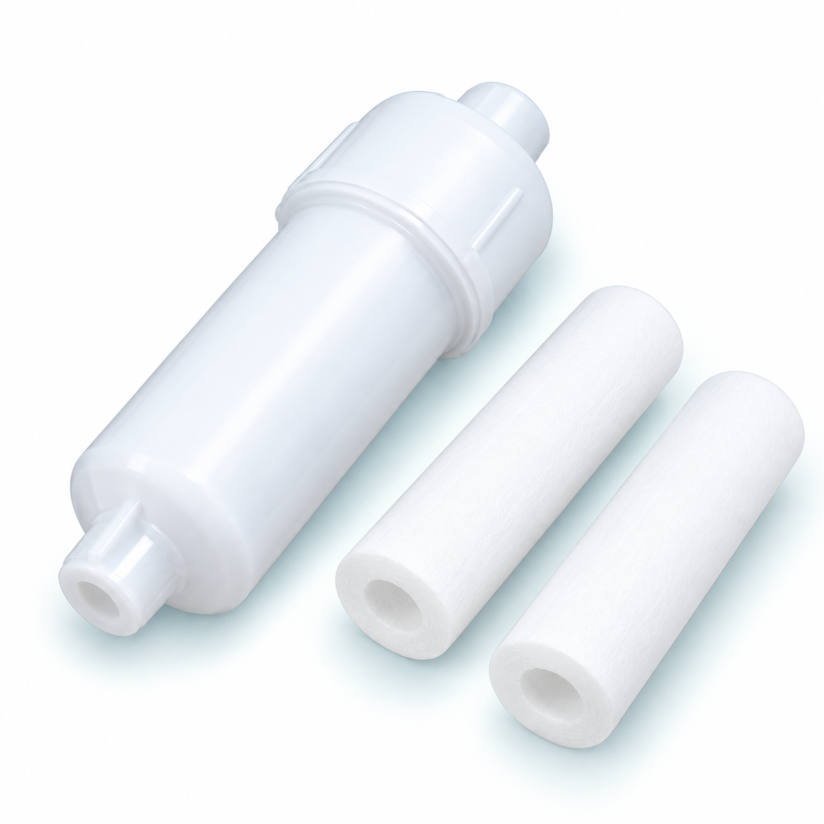 compact inline filter - Standard PP filter + 2 spare cartridges