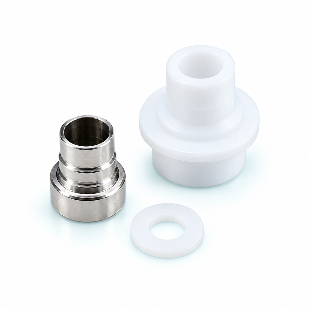 compact inline filter - Three-piece connector set