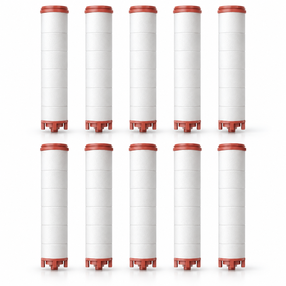 showerhead replacement cartridges, pack of ten