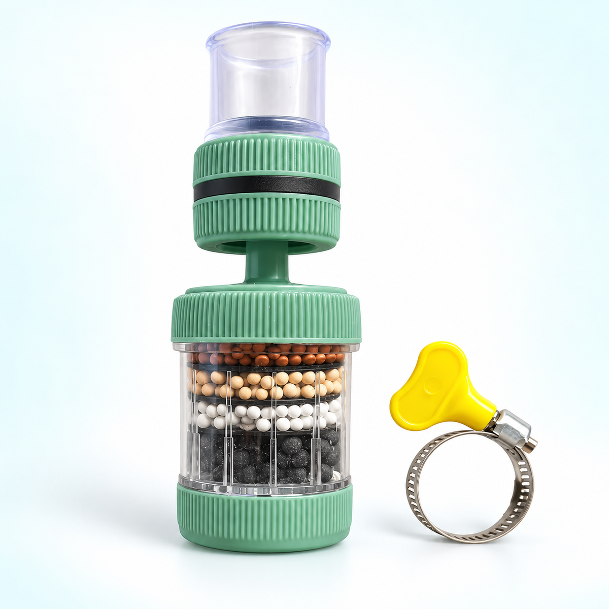 faucet filter in selected colour and connector style