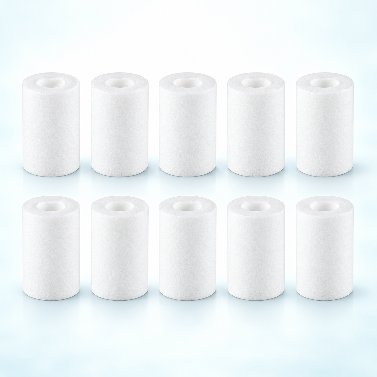white replacement shower filter cartridges