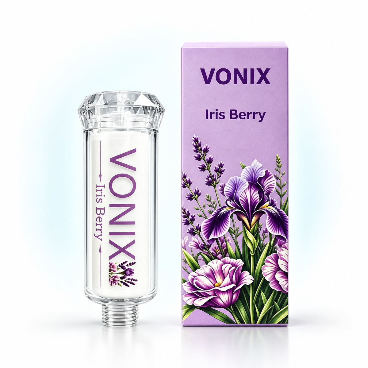 Iris Berry inline shower filter