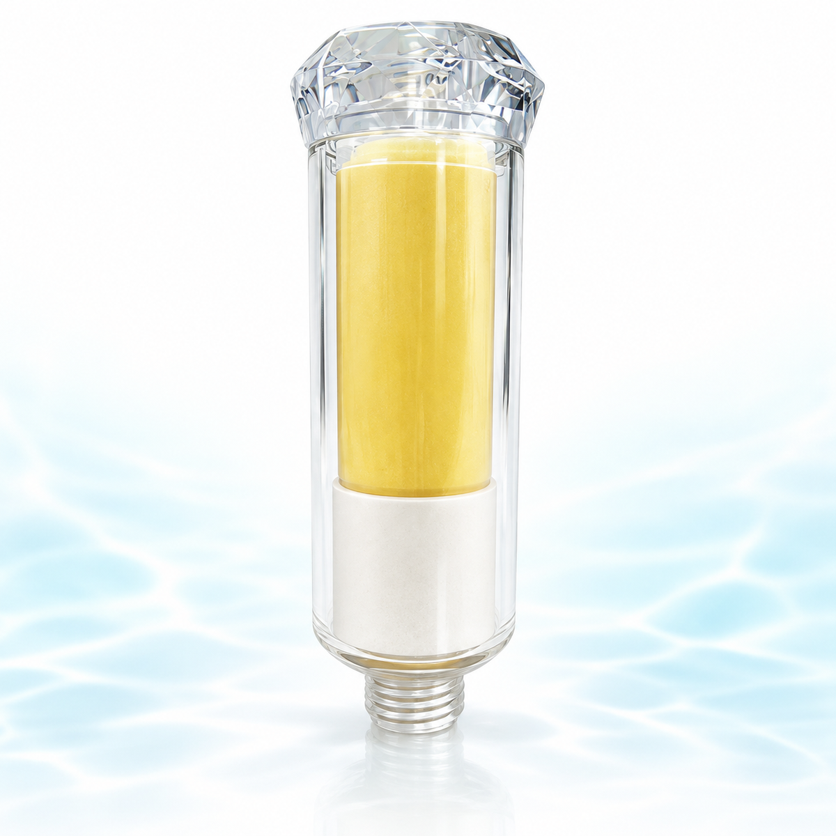 Summer Lemon inline shower filter