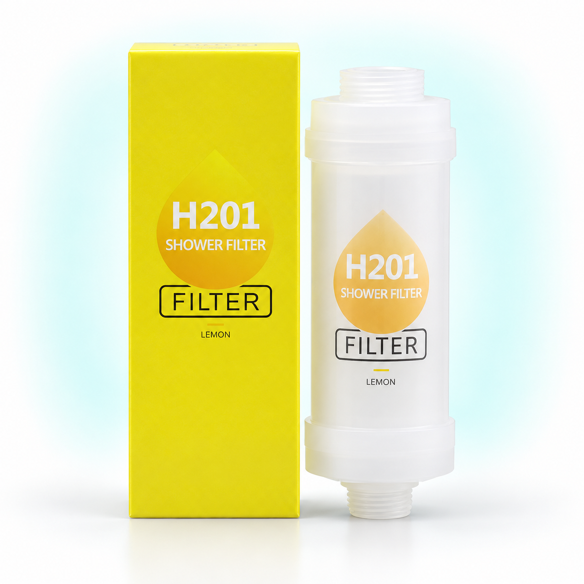 Lemon inline shower filter