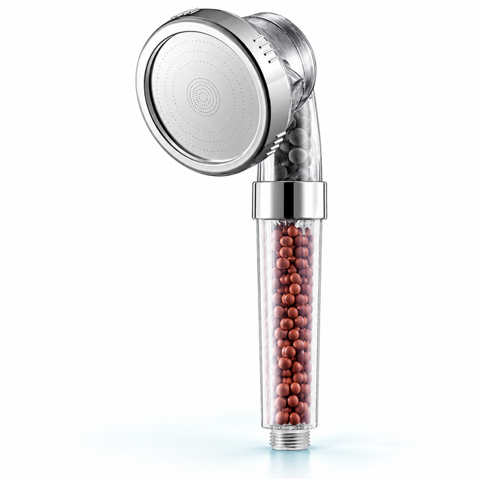 Classic 3-Mode Filter Handheld Shower Head - Clear - Bead head only