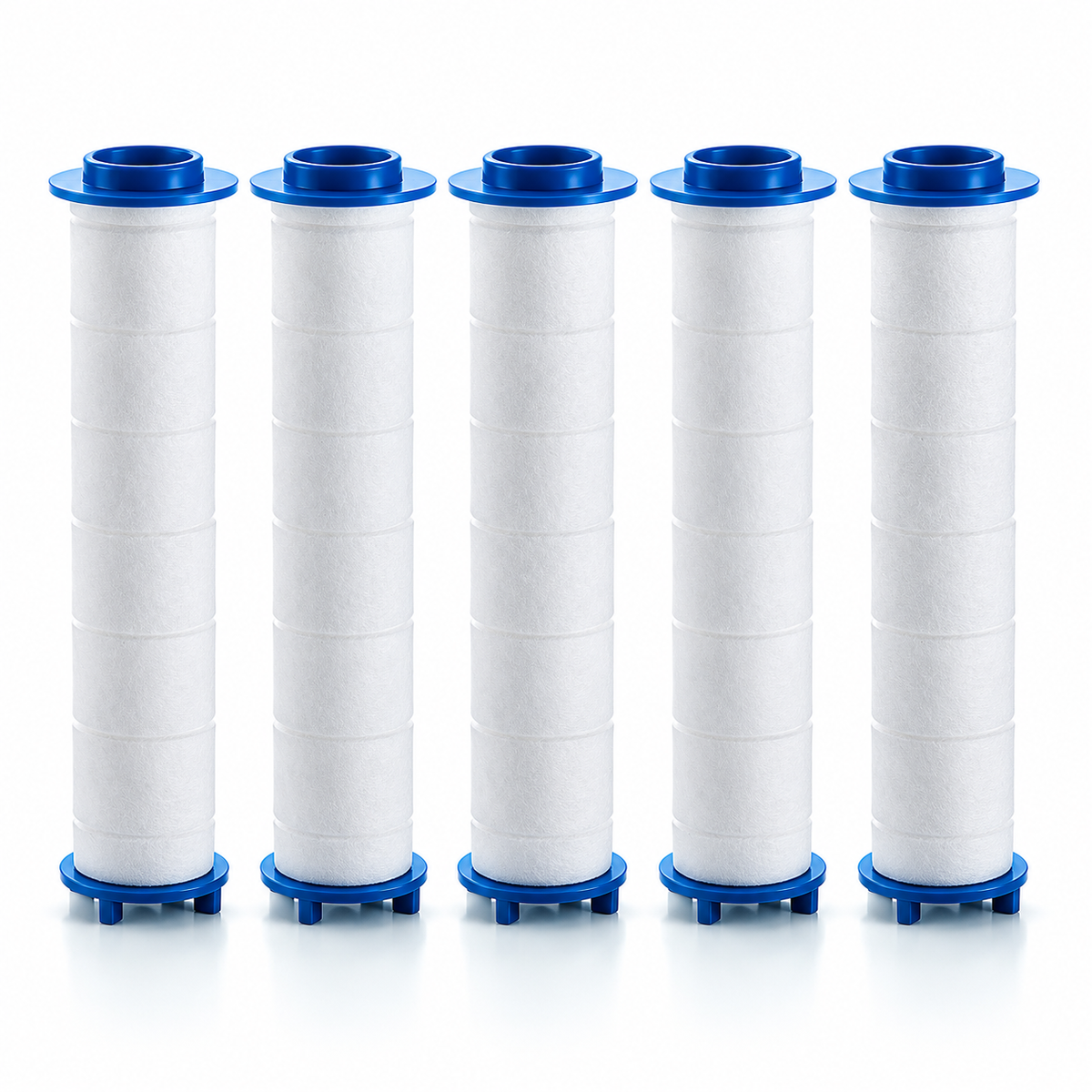 Shower Head Replacement Filter Cartridges - PP or Calcium Sulfite - PP - 5 pack