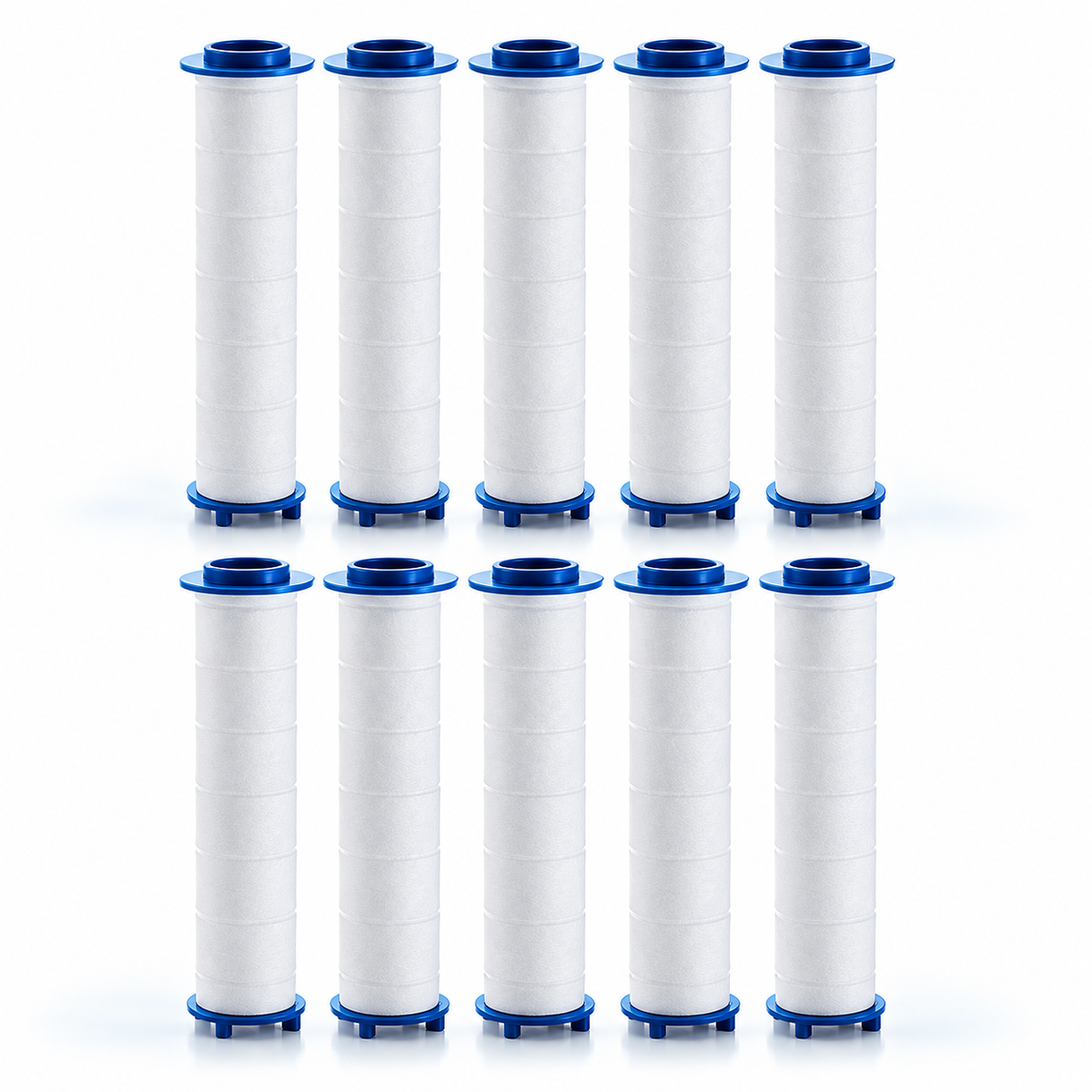 Shower Head Replacement Filter Cartridges - PP or Calcium Sulfite - PP - 10 pack