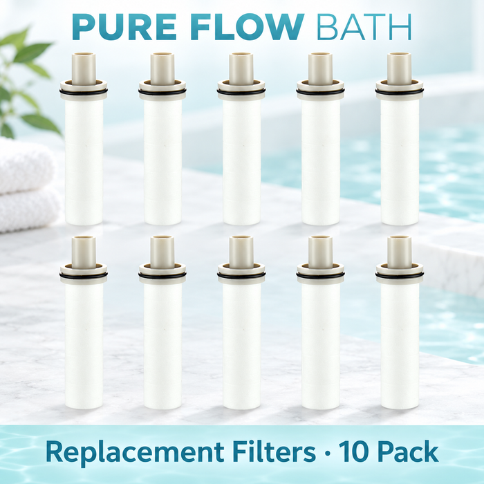 Pure Flow Bath Replacement Filters · 10 Pack