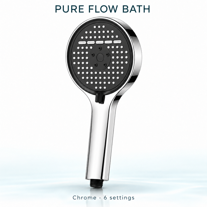 Pure Flow Bath 6 settings, Chrome