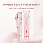 USB Rechargeable Double Head Hair Removal Shaver — Waterproof Wet & Dry | Women / Men
