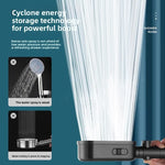 Handheld Filtered Shower Head — High Pressure | Multiple Spray Modes | Elegant Black