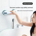 Suction Cup Shower Safety Handle — No-Drill Bathroom Grab Bar for Elderly & Disabled