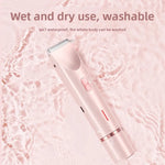 USB Rechargeable Double Head Hair Removal Shaver — Waterproof Wet & Dry | Women / Men