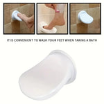 Shower Foot Rest Pedal — Wall-Mounted Suction Cup Leg Rest for Shaving & Washing