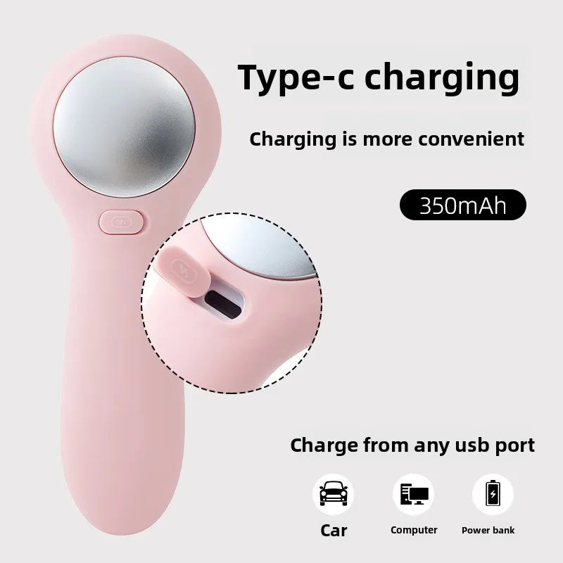 Ultrasonic Silicone Facial Cleansing Brush — Vibration Face Scrubber, USB Rechargeable, Sensitive Skin Safe