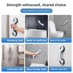 Suction Cup Shower Safety Handle — No-Drill Bathroom Grab Bar for Elderly & Disabled