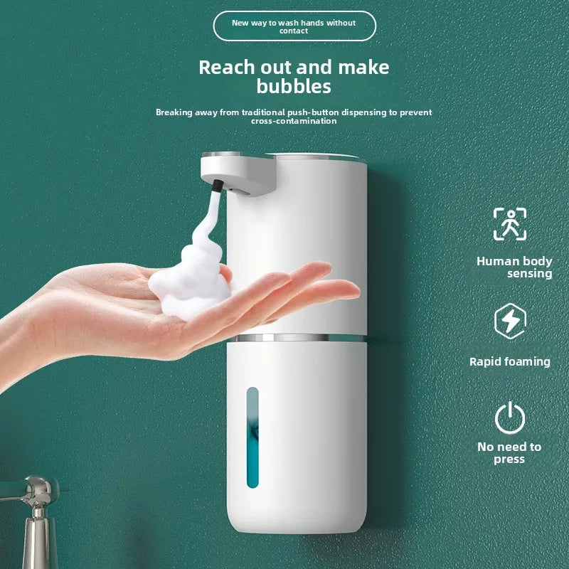 Automatic Touchless Soap Dispenser Wall Mount — Infrared Sensor | Foam Gel Liquid | Rechargeable