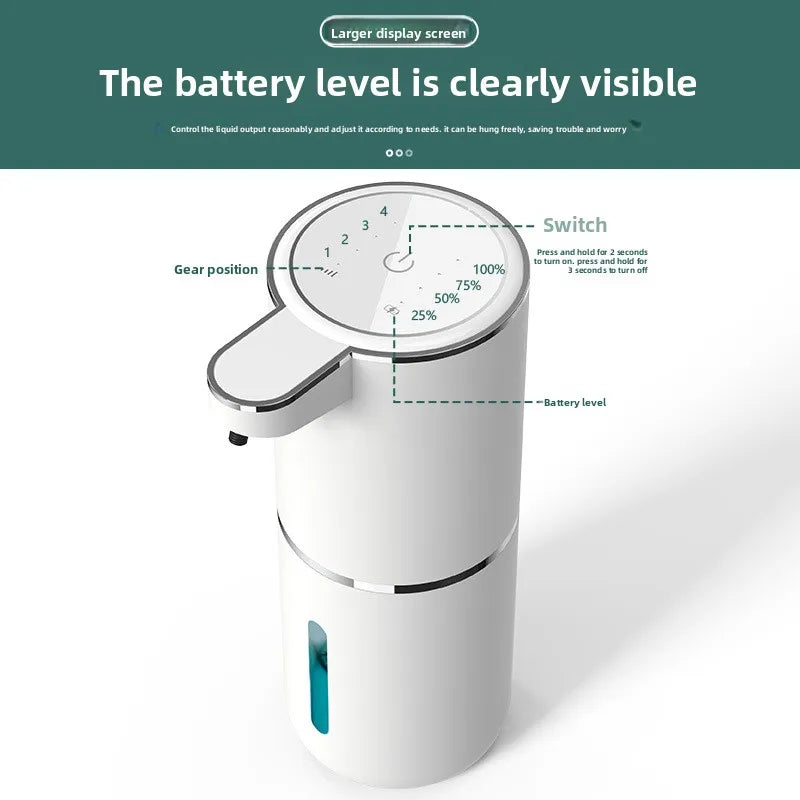 Automatic Touchless Soap Dispenser Wall Mount — Infrared Sensor | Foam Gel Liquid | Rechargeable