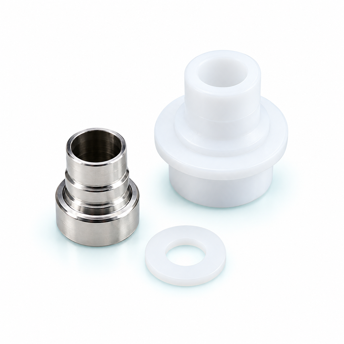 compact inline filter - Three-piece connector set