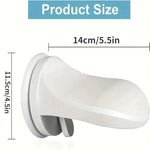 Shower Foot Rest Pedal — Wall-Mounted Suction Cup Leg Rest for Shaving & Washing