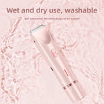 USB Rechargeable Double Head Hair Removal Shaver — Waterproof Wet & Dry | Women / Men