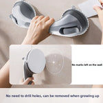 Suction Cup Shower Safety Handle — No-Drill Bathroom Grab Bar for Elderly & Disabled