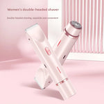 USB Rechargeable Double Head Hair Removal Shaver — Waterproof Wet & Dry | Women / Men
