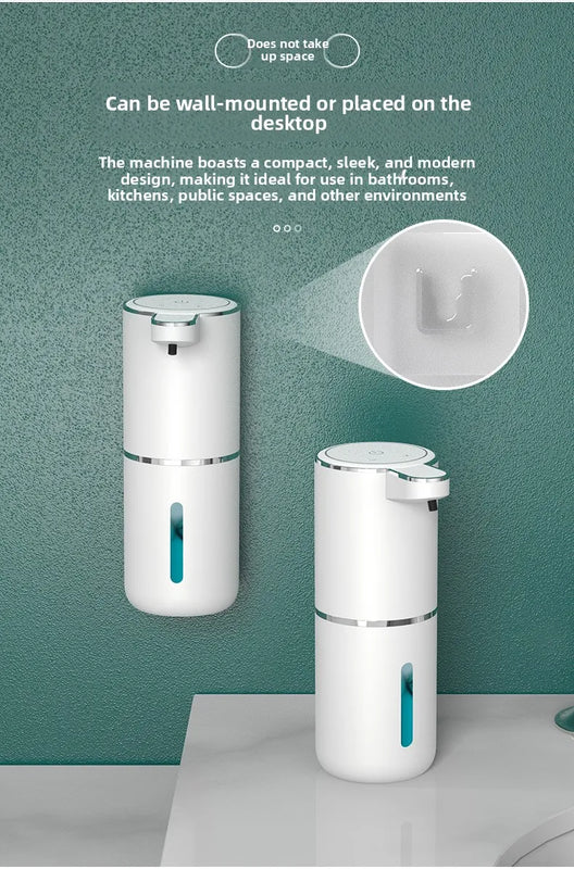 Automatic Touchless Soap Dispenser Wall Mount — Infrared Sensor | Foam Gel Liquid | Rechargeable