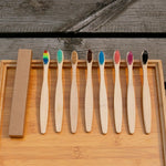 10-Pack Soft Bristle Bamboo Toothbrush Set for Kids — Eco-Friendly | Multiple Colors