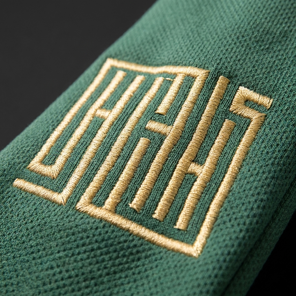 Tapestry Patch Shorts — Heavyweight Waffle Knit