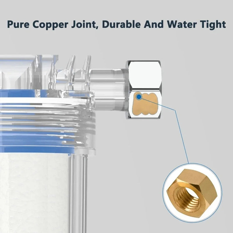 Universal PP Cotton Shower Filter — Removes Chlorine & Impurities | Faucet Water Purifier