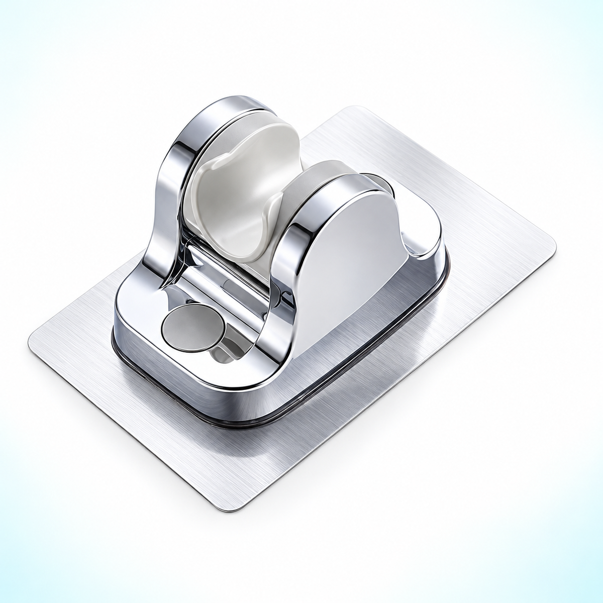 Adhesive shower holder - Silver
