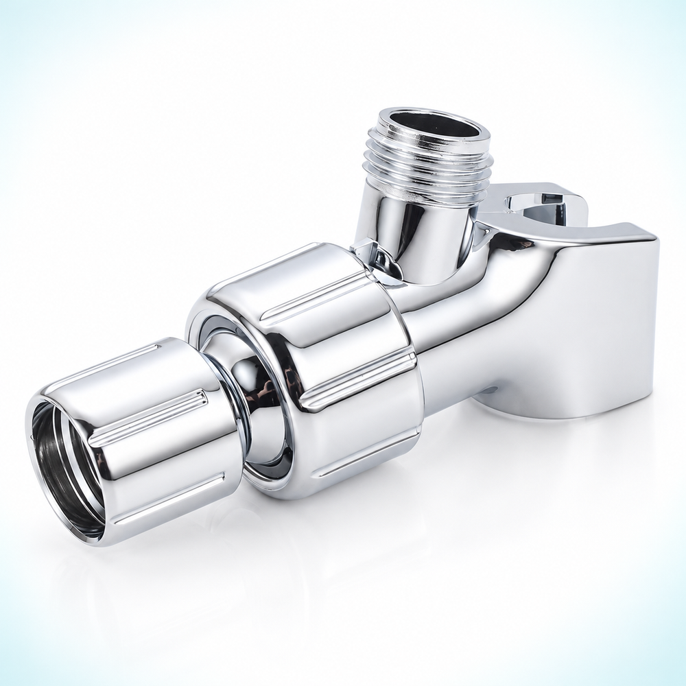 Shower arm holder - Silver