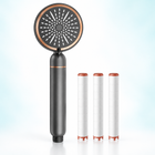 filtered handheld showerhead with selected accessories