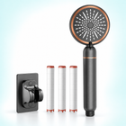 filtered handheld showerhead with selected accessories