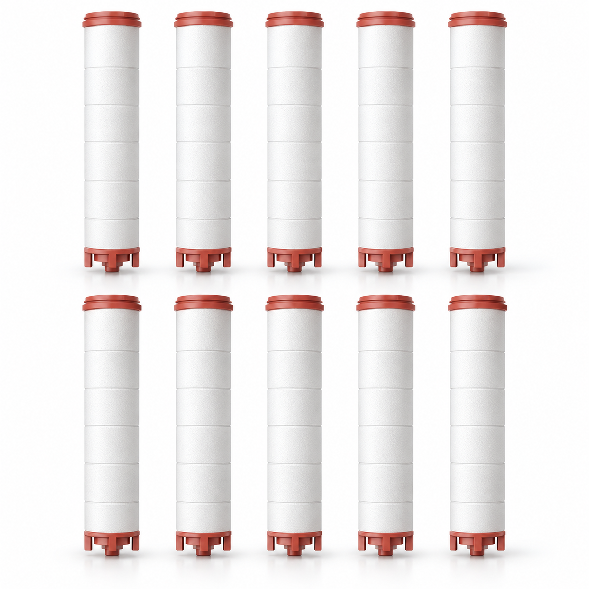 showerhead replacement cartridges, pack of ten