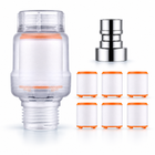 1 Faucet Filter + Nozzle Adapter + 6 Refills