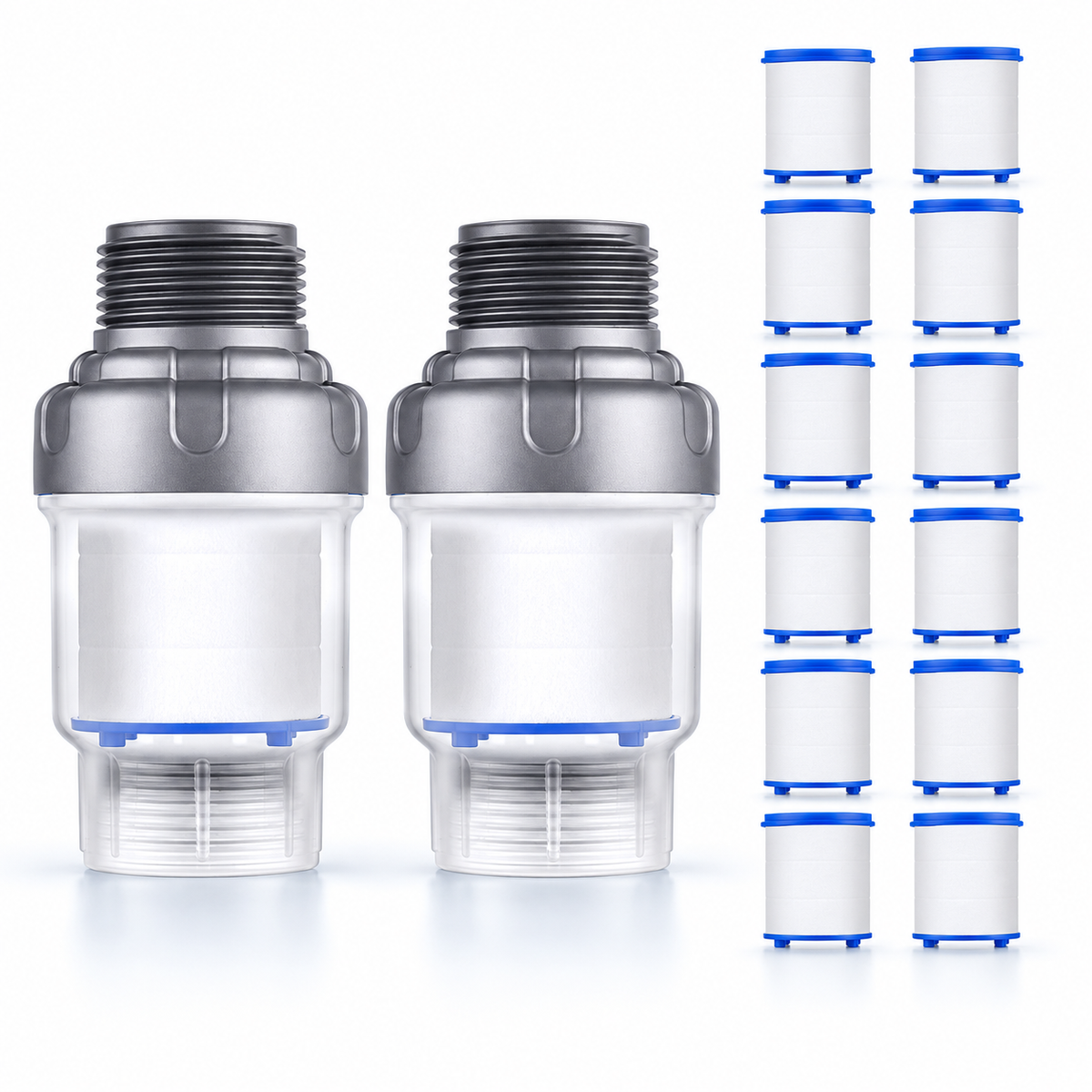 2 Inlet Prefilters + 12 Refills