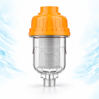 inline water filter - Orange / Mesh