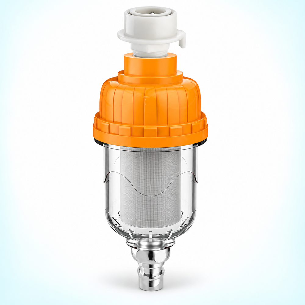 inline water filter - Orange / Washing Machine Connectors