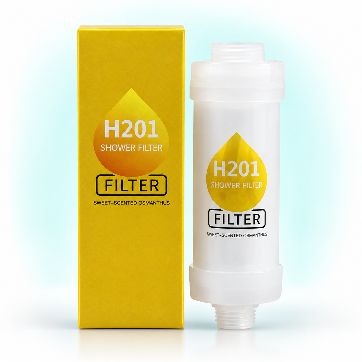 Osmanthus inline shower filter