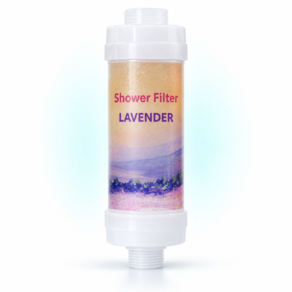 Lavender inline shower filter