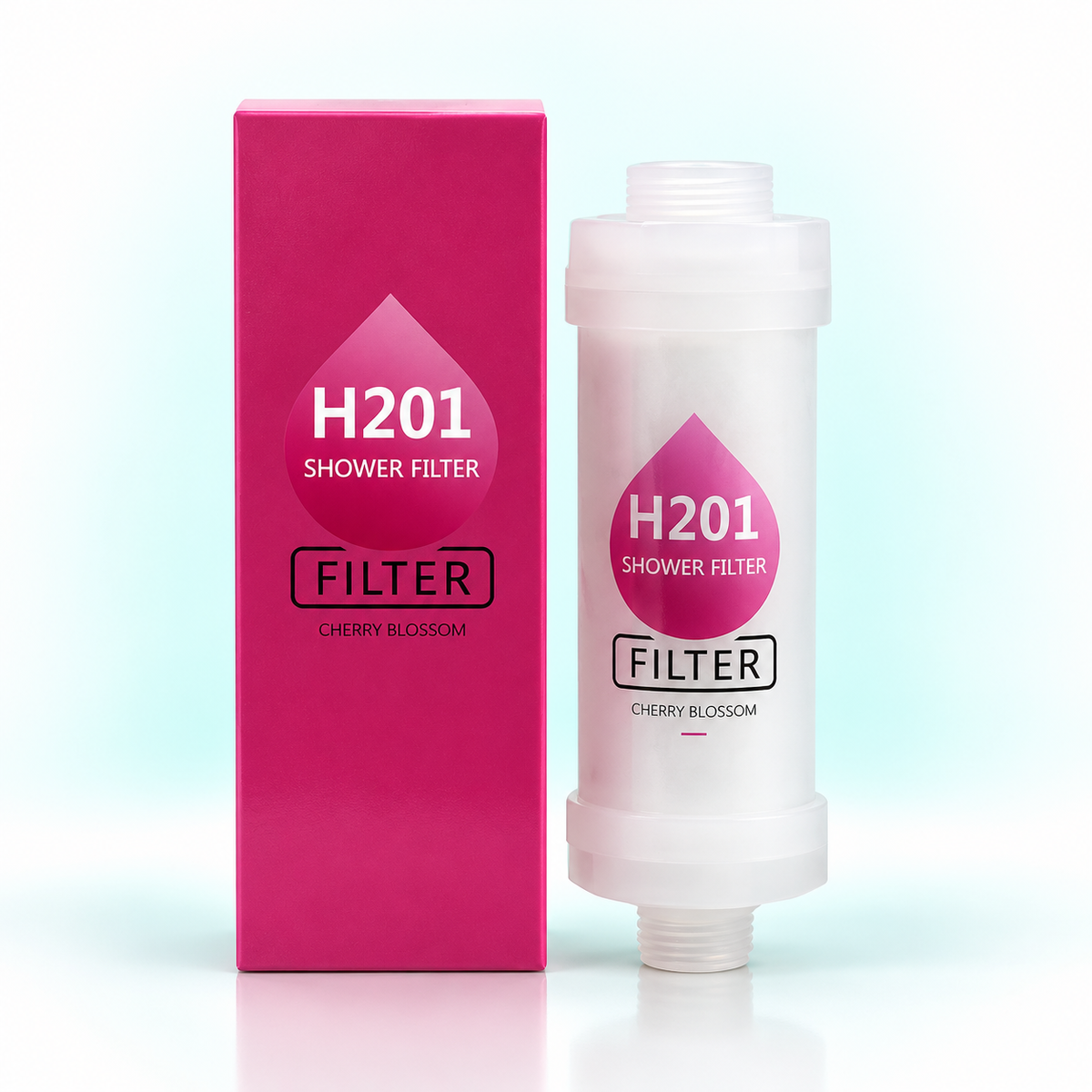 Cherry Blossom inline shower filter