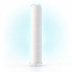 Single white shower filter replacement cartridge