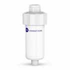 white inline water filter