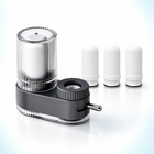 Gunmetal B1 faucet filter with 4 ceramic cartridges total
