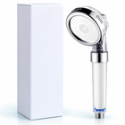 3-Mode Filtered Handheld Shower Head with Replaceable Cartridge - Clear - White box