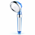 3-Mode Filtered Handheld Shower Head with Replaceable Cartridge - Sky blue - Head only