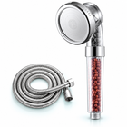 Classic 3-Mode Filter Handheld Shower Head - Clear - Bead head + 1.5 m hose