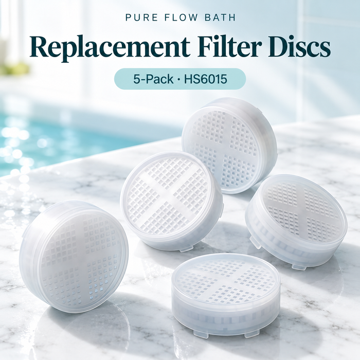Pure Flow Bath Replacement Filter Discs — 5-Pack · HS6015